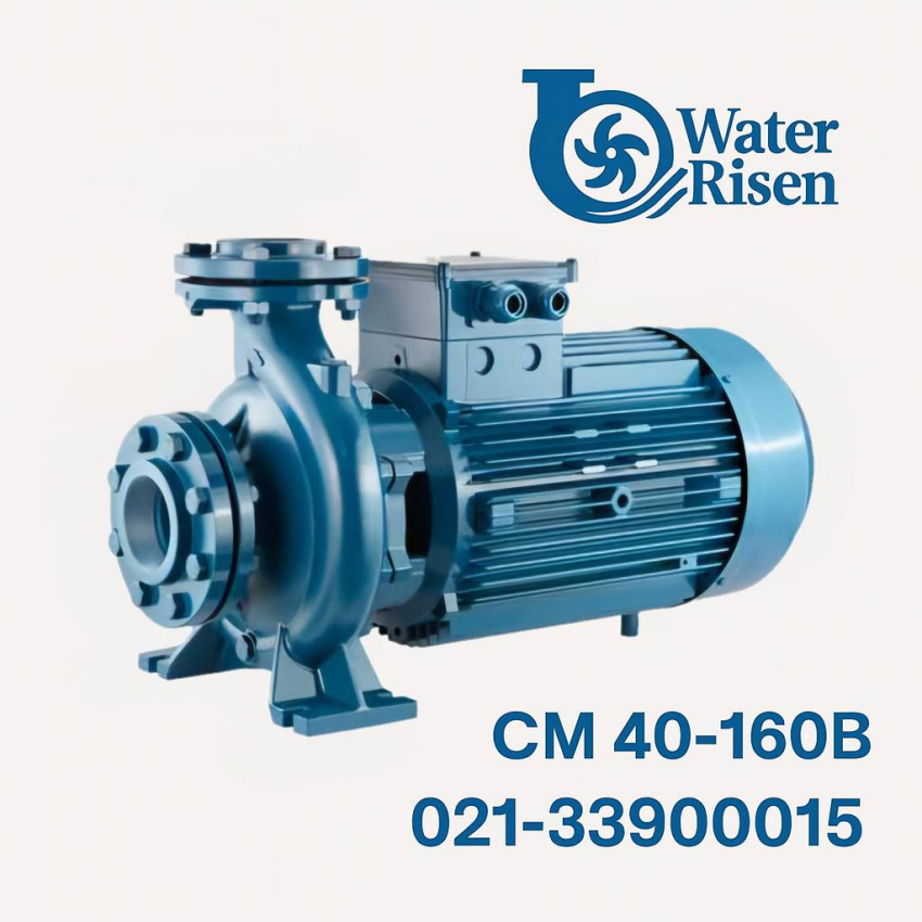 پمپ آب پنتاکس ۱.۵ اسب بشقابی تک پروانه مدل CM 40-160B با پروانه برنجی | مناسب مصارف خانگی و صنعتی سبک