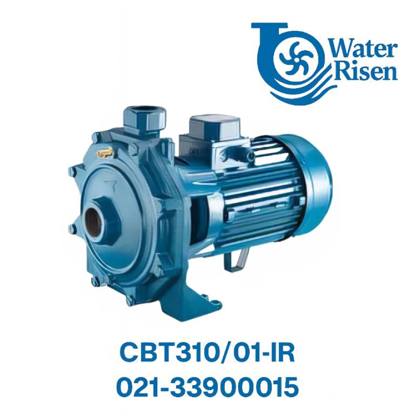 پمپ آب دو پروانه پنتاکس ۳ اسب مدل CBT310/01-IR تک‌فاز پروانه برنجی (مونتاژ ایران ایتالیا)