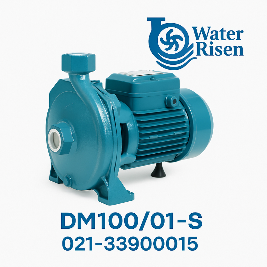 پمپ آب دیزل‌ساز ۱ اسب بشقابی مدل DM100/01-S تکفاز | پروانه برنجی | مناسب آبرسانی خانگی و کشاورزی سبک