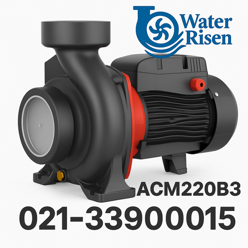 پمپ آب لیو ۳ اسب سانتریفیوژ مدل ACM220B3 تکفاز | دهانه ۳ اینچ | فشار متوسط | مناسب آبرسانی صنعتی و کشاورزی