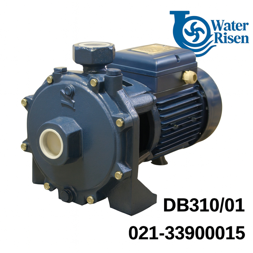 پمپ آب دیزل‌ساز ۳ اسب دو پروانه بشقابی مدل DB310/01 تکفاز | فشار بالا | مناسب مصارف خانگی، کشاورزی و صنعتی
