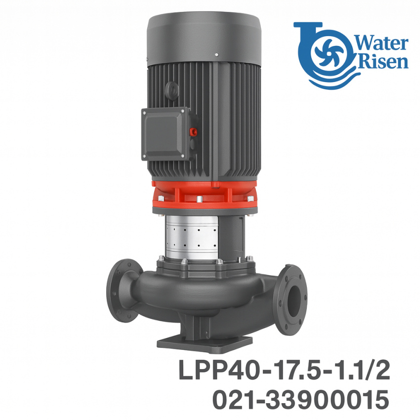 پمپ سیرکولاتور خطی لیو مدل LPP40-17.5-1.1/2 سه‌فاز | دهانه ۱.۵ اینچ | توان ۱.۵ اسب بخار | مناسب سیستم‌های گرمایش و سرمایش مرکزی