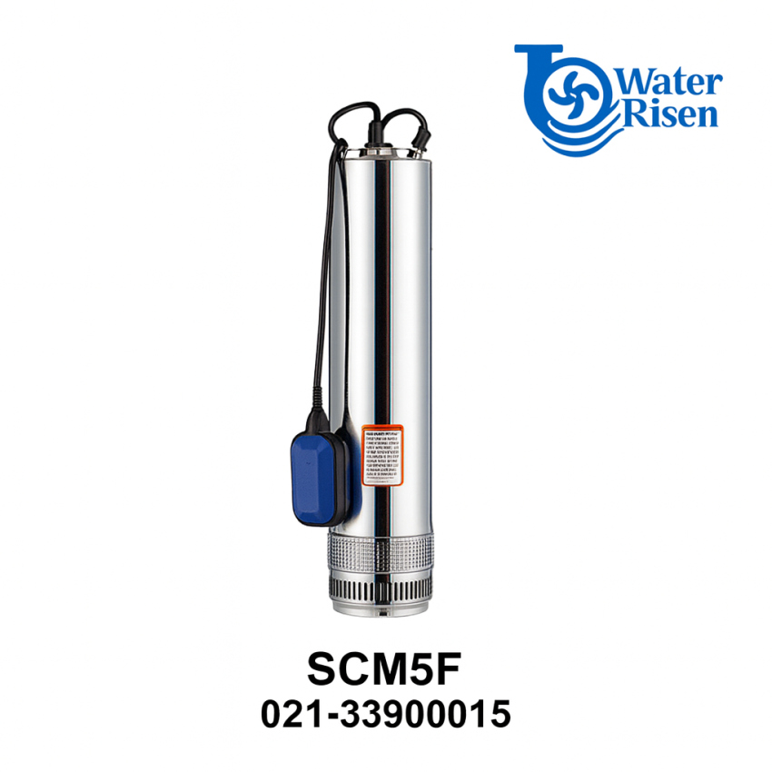 پمپ کفکش تمام استیل تکفاز استریم لوله بالا ۱/۱/۴ اینچ مدل SCM5F