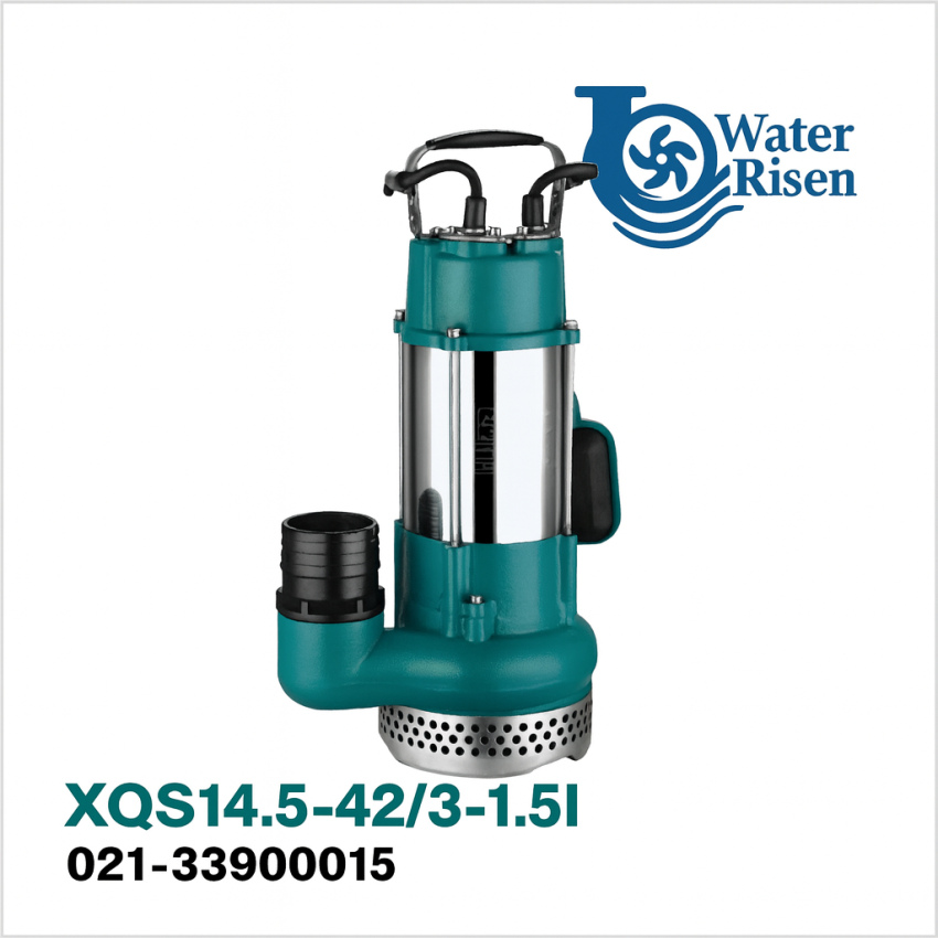پمپ کفکش لیو مدل XQS14.5-42/3-1.5I | دهانه ۲ اینچ | ارتفاع ۴۲ متر | توان ۱.۵ کیلووات (۲ اسب بخار) | مناسب چاه، استخر و سیستم‌های آبرسانی کشاورزی