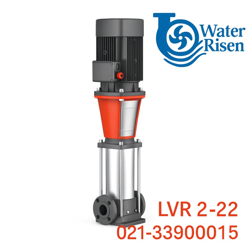 پمپ طبقاتی استیل لیو مدل LVR 2-22 تکفاز (3 اسب بخار)